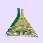 Plastic Garden Rake Virgin - Image 2