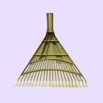 Plastic Garden Rake Virgin - Image 3