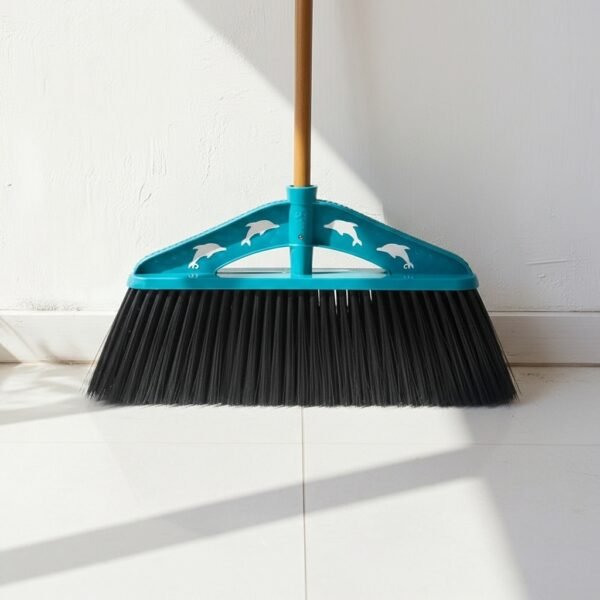 Ergonomic Broom –  Tile Black Design