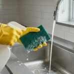 Cleaning Wipes Scouring Pads Green